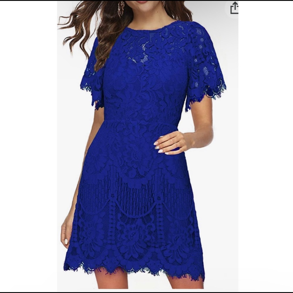 Lulu's royal blue dress